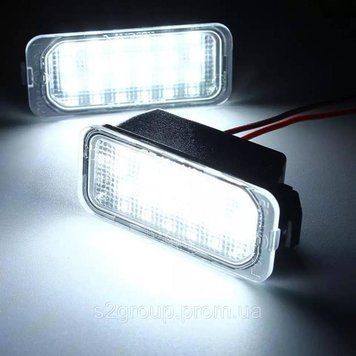 Jaguar XF (X250) 08-14 підсвітка номера світлодіодна LED 2 шт. комплект освітлення заднього номерного знака 1450000762 фото