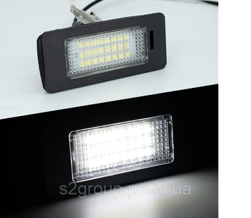 BMW 5-Series E60 E61 підсвітка заднього номера LED 2 шт. комплект ліхтар підзвітка номерного знака 1573057919 фото