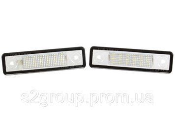 Opel Tigra 94-00 підсвітка номера світлодіодна LED 2 шт. ліхтар освітлення заднього номерного знака плафон 1831908424 фото