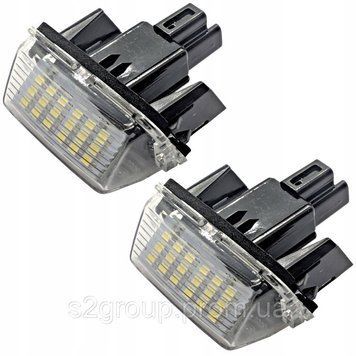 TOYOTA CAMRY 2012-2016 підсвітка номера світлодіодна LED 2 шт. ліхтар освітлення заднього номерного знака плафон 1831907541 фото