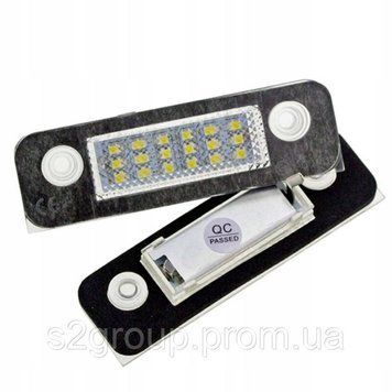 FORD FIESTA 2002-2008 підсвітка номера світлодіодна LED 2 шт. ліхтар освітлення заднього номерного знака плафон 1831908429 фото