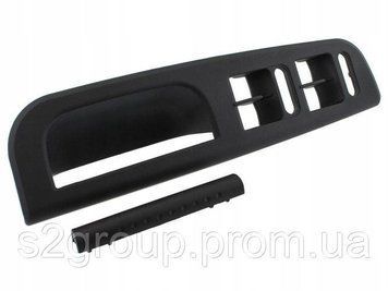 VW Golf 4 IV 97-03 ручка дверей передня ліва панель тримач під кнопки обшивка внутрішня накладка кожух 1576787640 фото