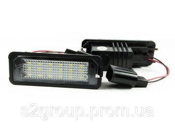 Porsche 911 996 підсвітка заднього номера світлодіодна 18 LED 2 W 2 шт. комплект ліхтар підзвітка номерного знаку 1121275202 фото
